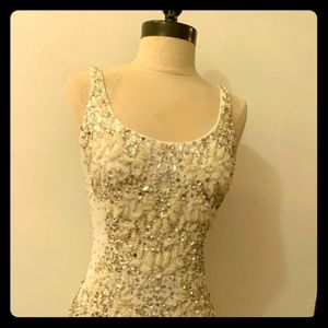White Sequined Dress